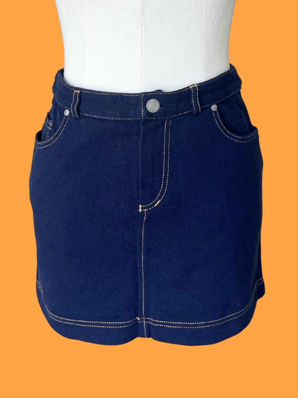 Vintage Lacoste Croc Denim Golf Skirt